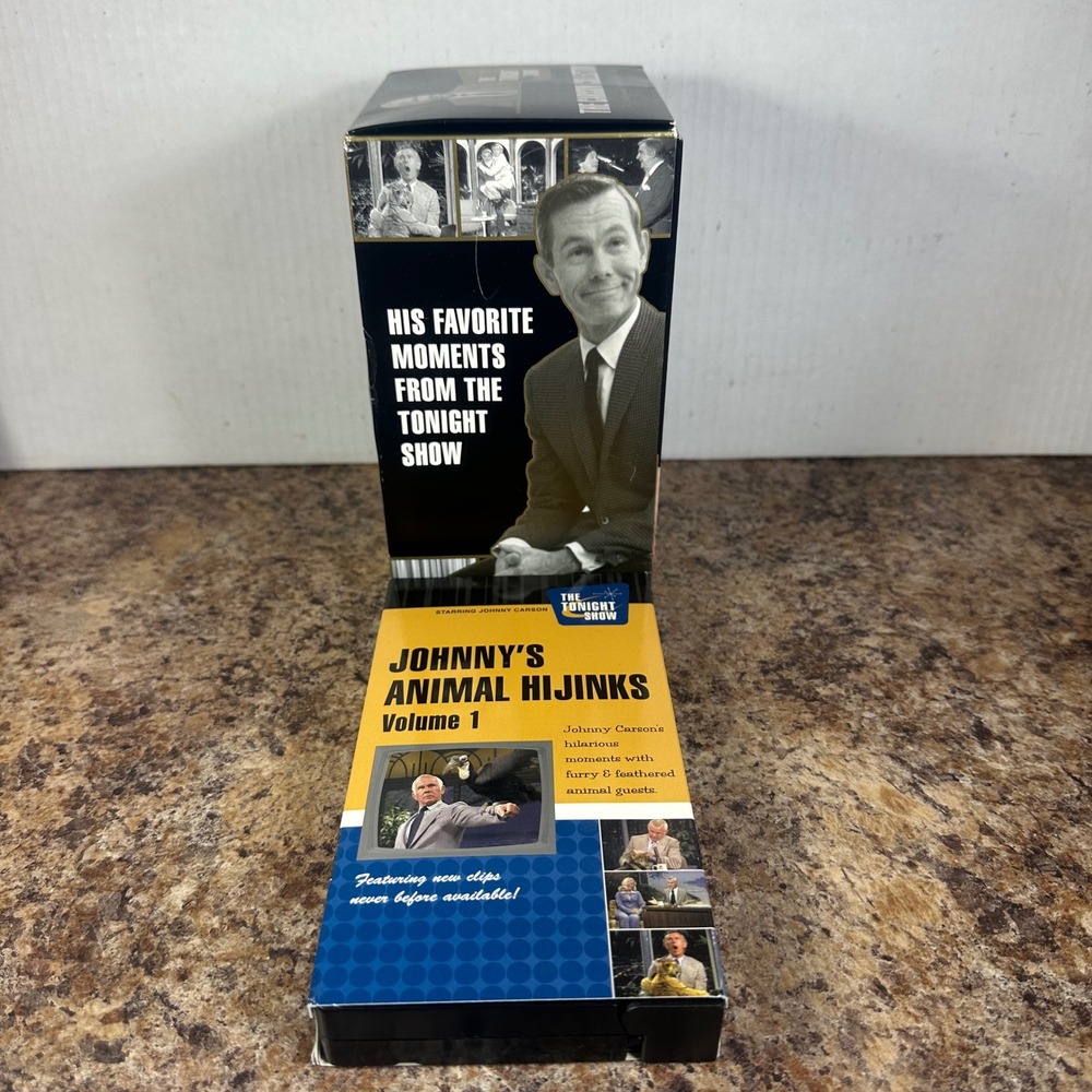 Johnny Carson The Tonight Show VHS Tape Collection Animal Hijinks Volume 1